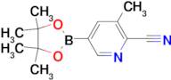 3-Methyl-5-(4,4,5,5-tetramethyl-1,3,2-dioxaborolan-2-yl)picolinonitrile