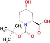 (2S,4R)-1-(tert-Butoxycarbonyl)-4-hydroxypiperidine-2-carboxylic acid