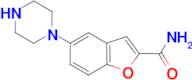5-(Piperazin-1-yl)benzofuran-2-carboxamide