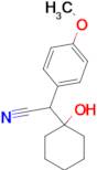 2-(1-Hydroxycyclohexyl)-2-(4-methoxyphenyl)acetonitrile