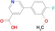 5-(4-Fluoro-3-methoxyphenyl)nicotinic acid