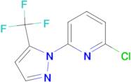 2-Chloro-6-(5-(trifluoromethyl)-1H-pyrazol-1-yl)pyridine