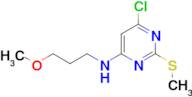 6-Chloro-N-(3-methoxypropyl)-2-(methylthio)pyrimidin-4-amine