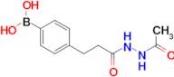 (4-(3-(2-Acetylhydrazinyl)-3-oxopropyl)phenyl)boronic acid