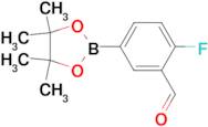 2-Fluoro-5-(4,4,5,5-tetramethyl-1,3,2-dioxaborolan-2-yl)benzaldehyde