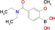 (4-(Diethylcarbamoyl)-2-methoxyphenyl)boronic acid