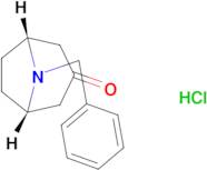 8-Benzyl-8-azabicyclo[3.2.1]octan-3-onehydrochloride