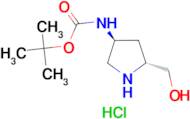 (2R,4S)-2-Hydroxymethyl-4-Boc-aminopyrrolidine hydrochloride