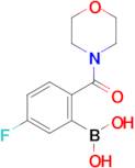 (5-Fluoro-2-(morpholine-4-carbonyl)phenyl)boronic acid