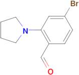 4-Bromo-2-(pyrrolidin-1-yl)benzaldehyde