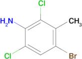 4-Bromo-2,6-dichloro-3-methylaniline