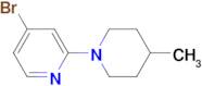4-Bromo-2-(4-methylpiperidin-1-yl)pyridine