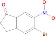5-Bromo-6-nitro-2,3-dihydro-1H-inden-1-one