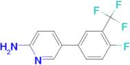 5-(4-Fluoro-3-(trifluoromethyl)phenyl)pyridin-2-amine