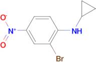 2-Bromo-N-cyclopropyl-4-nitroaniline
