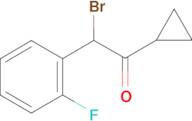 2-Bromo-2-(2-fluorophenyl)-1-cyclopropylethanone
