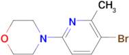 4-(5-Bromo-6-methylpyridin-2-yl)morpholine