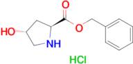 (2S,4R)-Benzyl 4-hydroxypyrrolidine-2-carboxylatehydrochloride