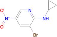 3-Bromo-N-cyclopropyl-5-nitropyridin-2-amine