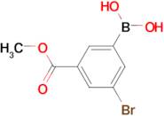 (3-Bromo-5-(methoxycarbonyl)phenyl)boronic acid