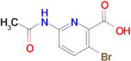 6-Acetamido-3-bromopicolinic acid