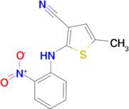 5-Methyl-2-((2-nitrophenyl)amino)thiophene-3-carbonitrile
