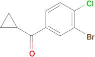 (3-Bromo-4-chlorophenyl)(cyclopropyl)methanone