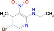 5-Bromo-N-ethyl-4-methyl-3-nitropyridin-2-amine