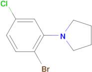 1-(2-Bromo-5-chlorophenyl)pyrrolidine