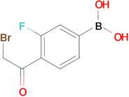 4-Bromoacetyl-3-fluorophenylboronic acid