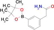 2-(3-(4,4,5,5-Tetramethyl-1,3,2-dioxaborolan-2-yl)phenyl)acetamide