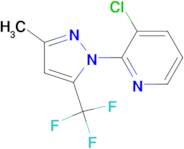 3-Chloro-2-(3-methyl-5-(trifluoromethyl)-1H-pyrazol-1-yl)pyridine