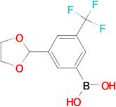 (3-(1,3-Dioxolan-2-yl)-5-(trifluoromethyl)phenyl)boronic acid