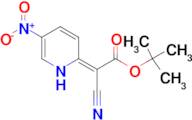 tert-Butyl 2-cyano-2-(5-nitropyridin-2(1H)-ylidene)acetate