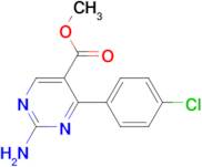 Methyl 2-amino-4-(4-chlorophenyl)pyrimidine-5-carboxylate