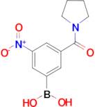 (3-Nitro-5-(pyrrolidine-1-carbonyl)phenyl)boronic acid