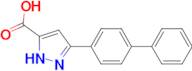 5-Biphenyl-4-yl-1H-pyrazole-3-carboxylic acid