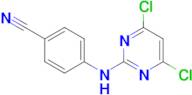 4-((4,6-Dichloropyrimidin-2-yl)amino)benzonitrile