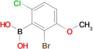 (2-Bromo-6-chloro-3-methoxyphenyl)boronic acid