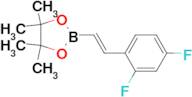 (E)-2-(2,4-Difluorostyryl)-4,4,5,5-tetramethyl-1,3,2-dioxaborolane