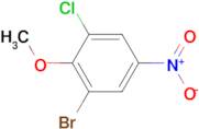 1-Bromo-3-chloro-2-methoxy-5-nitrobenzene