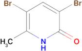 3,5-Dibromo-6-methylpyridin-2-ol