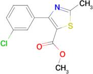 Methyl 4-(3-chlorophenyl)-2-methylthiazole-5-carboxylate