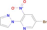 5-Bromo-3-nitro-2-(1H-pyrazol-1-yl)pyridine