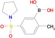 (2-Methyl-5-(pyrrolidin-1-ylsulfonyl)phenyl)boronic acid