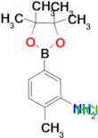2-Methyl-5-(4,4,5,5-tetramethyl-1,3,2-dioxaborolan-2-yl)aniline hydrochloride