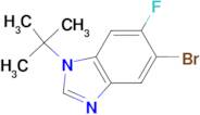 5-Bromo-1-(tert-butyl)-6-fluoro-1H-benzo[d]imidazole
