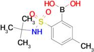 (2-(N-(tert-Butyl)sulfamoyl)-5-methylphenyl)boronic acid