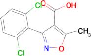 5-Methyl-3-(2',6'-dichlorophenyl)-4-isoxazolecarboxylic acid