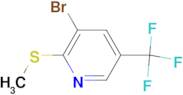 3-Bromo-2-(methylthio)-5-(trifluoromethyl)pyridine